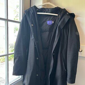 3-in-1 Seraphine Maternity Winter Coat in Black (Size 6 US)